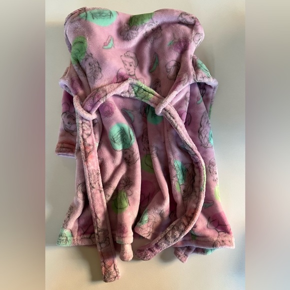 Girls Disney Princess Hooded Robe XS(4) - Picture 3 of 4
